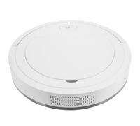 Luxshiny Robot Nettoyeur Intelligent Aspirateur Laveur de Sols Blanc 550ml Capacité 1200mah Absorbe Miettes et Poils pour Nettoyage Maison Simple