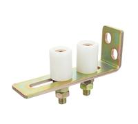 Luxshiny Rouleau de Guidage pour Portail Coulissant Galet Nylon Support de Poteau en L 6.1 Pouces pour Porte de Jardin Extérieur Résistant la Corrosion