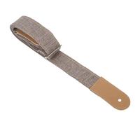 Luxshiny Sangle de Ukulélé Confortable et Solide Maintien Ferme en Coton et Cuir Véritable Style Country Accessoire pour Jouer en Toute Liberté