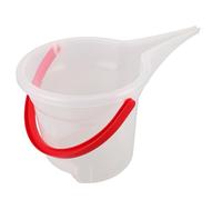Luxshiny Seau à Graines pour Oiseaux en Plastique Large Ouverture et Poignée, Grosse Capacité Anti-déversement pour Alimentation Facile Le Jardin Cour
