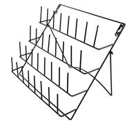 Luxshiny Séchoir De Laboratoire Support De Nettoyage Mural Égouttoir Avec Piquets Amovibles Panneau Perforé Pour Verrerie Organisateur De Placard Suspendu