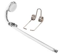 Luxshiny Set Accessoires Trombone Argenté en Métal et Plastique Facile à Utiliser et Nettoyer pour Musiciens Amateurs Soupape de Vidange et Tige à Valve
