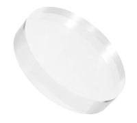 Luxshiny Socle Acrylique Transparent Rond pour Présentoir Cosmétiques et Bijoux Support et Élégant pour Organisateur Maquillage et Présentoirs Bijoux