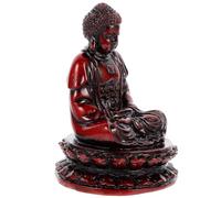 Luxshiny Statuette De Bouddha en Résine Rouge 5.60 X 3.90 X 3.90 cm | Résine , Rouge Antique, Décoration Bureau Maison Restaurant, Cadeau Délicat