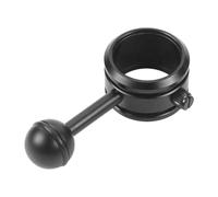 Luxshiny Support de Lampe de Plongée 1 Pouce en Alliage d'Aluminium Pince Rotule, Fixation Pratique pour Lampes de Poche, Adapté à L'Éclairage sous-Marin et Vidéo sous-Marine