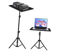 Luxshiny Support De Projecteur Réglable Hauteur avec Plateau Large Trépied Solide pour Ordinateurs Portables Et Appareils Électroniques pour Bureau Maison Et École