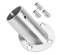Luxshiny Support De Tringle De Placard en Acier Inoxydable 4 Pièces Design à Angle Élevé pour Garde-Robe Facile à Installer Compatible Divers Placards