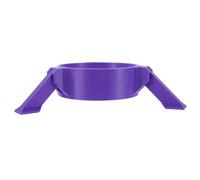 Luxshiny Support de Tube pour Flèches Arc Recourbé Grand Format Violet, Porte-Tubes Portable et Détachable Base Ronde, Rangement Stable pour Tir à L’Arc en Intérieur et Extérieur