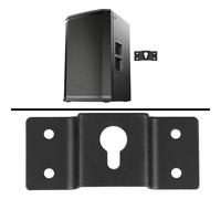 Luxshiny Support d'Enceinte Mural Lot de 5 Pièces Fixation Murale Renforcée, pour Haut-Parleurs en Boutique et Usage Familial Noir