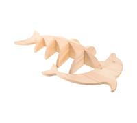 Luxshiny Support Mural en Bois pour Parfum, Étagère Flottante Étroite, Étagères Verticales À Thème Nautique, Sculptures Miniatures, Figurines Et Plantes Décoratives.