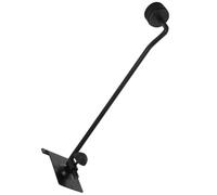 Luxshiny Support Mural en Métal pour Cymbales Bras Réglable, Fixation pour Panneaux à Rainures, Accessoire pour Percussionnistes Adultes, Présentation Pratique en Espace de Travail Musical