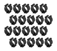 Luxshiny Support Mural pour Rangement de Queues de Billard et à Pêche, Lot de 20 Clips Polyvalents pour Organisation Facile Atelier ou Salle de Billard