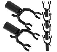 Luxshiny Support Noir en Alliage D'aluminium pour Branches d'arbre 6 Pièces, Outil de Redressement Robuste Support Solide pour Vergers et Jardinage pour Branches de Différents Diamètres