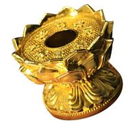 Luxshiny Support pour Moulin à Prières de Lotus Base Décorative Petite Taille Support Religieux pour Bureau Présentoir Élégant