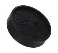 Luxshiny Support pour Pot de Fleurs Rond en Plastique Noir avec roulettes Universelles 360° Facile à Installer et Nettoyer, pour Salon et Balcon Toutes Saisons