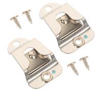 Luxshiny Support pour Radio CB Métal, 2 Sets de Clips Porte Micro avec Vis, Fixation Stable pour Microphone à Main en Radio Mobile