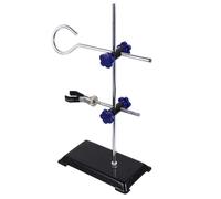 Luxshiny Support Rétorsion Miniature Portable 30 CM pour Flacons et Béchers, Équipement de Laboratoire Chimique Pratique en Laboratoire Style Aléatoire