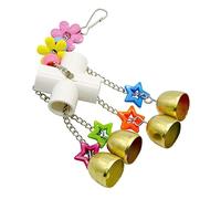 Luxshiny Suspendre pour Perruches et Perroquets Clochettes Durables et Sécurisées Accessoire de Grignotage pour Cage Swing avec Sons Amusants Convient à Tous Oiseaux Cage