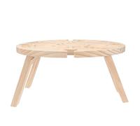 Luxshiny Table Pliante en Bois Kaki Portable pour Extérieur Table à Vin Pliable Multifonction, Pied Pliable, pour Pique-niques, Plage et Camping, 1 Pièce, Meuble de Jardin Pratique