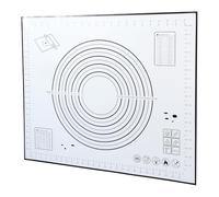 Luxshiny Tapis à Pâtisserie Antidérapant en Silicone Épais 50X60 CM Noir, Plaque de Cuisson pour Gâteaux et Accessoires de Décoration, Usage la Cuisine et Pâtisserie