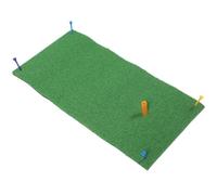 Luxshiny Tapis D'entraînement de Golf Portable Vert en Paille PP Léger et Réutilisable pour Practice Golfs, pour Débutants et Professionnels