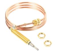 Luxshiny Thermocouple Professionnel de Remplacement pour Chauffage Gaz, Barbecue et Cheminée, Capteur Robuste Compatible Foyers Extérieurs, Détection Rapide de Température, Pièce Détachée