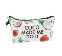 Luxshiny Trousse de Maquillage Portable Femme Imprimée Pochette Multifonction Compacte et Légère Organisateur de Paquet Cosmétique de Voyage pour École Maison et Déplacements