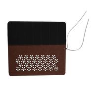 Luxshiny Trousse en Feutre Marron pour Stylos et Pinceaux de Calligraphie, Protection Optimale Rangement Spacieux, pour Cours d'art et Bureau