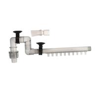 Luxshiny Tube de Filtre Aquarium Plastique Accessoire de Tuyau pour Pompe de Filtre Externe Léger et Facile à Installer pour Aquarium avec Ventouse de Fixation Sécurisée