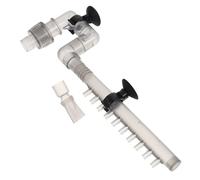 Luxshiny Tuyau de Sortie Eau Plastique Abs pour Aquarium Accessoire de Remplacement et Facile à Installer Régulateur de Débit pour Filtre Externe de Bassin et Aquarium