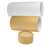 Luxshiny Urne pour Cendres et Tube Papier Kraft Naturel Urne Funéraire pour Dispersion des Cendres