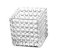 Luxshiny Vase Hydroponique Verre Transparent Cube pour Fleurs Décoration Intérieur pour Salon