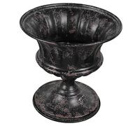 Luxshiny Vase Urne Métallique Vintage Pot de Fleur Décoratif pour Mariage Centre de Table Élégant pour Fleurs Fraîches ou Séchées