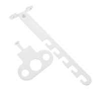 Luxshiny Verrou de Fenêtre en Fer Blanc Réglable Butée Sécurité Intérieure Lot Unique Usage Familial Limiteur d'Ouverture Anti-Ouverture pour Protection Garçon et Filles