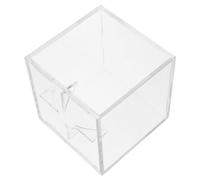 Luxshiny Vitrine Acrylique Transparente pour Baseball et Souvenirs, Boîte Carrée en Acrylique Facile à Nettoyer, Design Élégant et Solide pour Exposition à Domicile ou Devant Clients