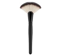 Luxspire Brosse Professionnelle Pinceau éventail, Pinceau Visage Enlumineur pour Fond de Teint Poudre Mou Brosse de Maquillage Cosmétiques Outil Nylon