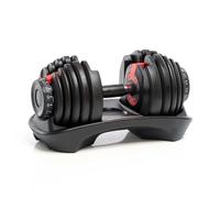 LUXTRI Haltère court réglable Mécanisme de rotation Adaptation 2,5-24kg Fitness