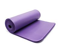 LUXTRI Tapis de yoga violet 180x60x1,5cm fitness aérobic pilates matelas antidérapante extra épais