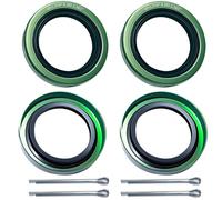 LUXTRKSTO Lot de 4 joints de graisse pour moyeu de remorque 171255tb 1587,6 kg Joint de moyeu de remorque 4,4 x 6,5 cm avec 4 broches pour Dexter 010-019-00 (10-19), Transcom 171255tb, National 473336