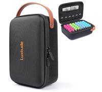 Luxtude Étui pour clé USB, 49 emplacements pour clé USB, étui pour clé USB, pour Samsung, Sandisk, MosDART 8 Go, 16 Go, 32 Go, 64 Go, 128 Go, 256 Go et clé USB, s'adapte à toutes les tailles