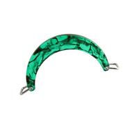 Luxueuse poignée de sac à main en résine avec boucles en métal pour sacs à main faits à la main poignée de remplacement de sac à main fournitures de fabrication de sacs à la mode, 06Style, One Size