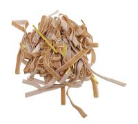 Luxueux Arcs de Cadeau en Ruban en Velours Ensemble pour les Cadeaux, la Décoration et L'organisation Florale avec des Ornements de Couronnes et de Sacs à Main (brun clair)