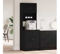 Luxueux Best* Armoire de cuisine - Armoire basse/meuble bas d'évier Chêne Noir 60x50x180 cm Bois d'ingénierie Juin26425607