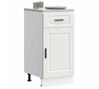 Luxueux Best* Armoire de cuisine - Armoire basse/meuble bas d'évier, Porto blanc bois d'ingénierie Juin24299510