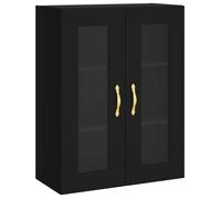 Luxueux Best*Armoire Montage mural - Meuble Étagère pour rangement de cuisine/salon - noir 69,5x34x90 cm 401250