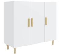 Luxueux Best*Buffet de couloir - Meuble Étagère pour rangement de cuisine/salon - blanc 90x34x80 cm - Bois d'ingénierie 615848