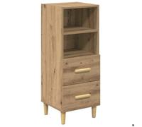 Luxueux Best*Buffet de couloir - Meuble Étagère pour rangement de cuisine/salon - chêne artisanal 34x34,5x90 cm - Bois d'ingénierie