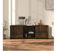 Luxueux Best* Buffets 3 pcs - Décor salon - Chêne fumé Bois d'ingénierie - Aspect élégant*25656714