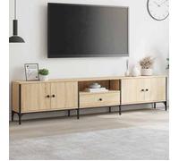 Luxueux Best*Meuble TV à tiroir（1 PC) - JMS - Support TV/TABLE TV - Meuble salon - chêne sonoma 200x25x44cm bois d'ingénierie M42046