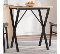 Luxueux Best* Pieds de table à manger - Support de Table - cadre en x 60 x 50 x 73 cm acier *juin509824